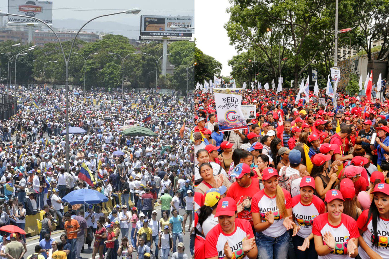 Oposición Marcha En Contra De La Censura Y Chavismo Por La ...