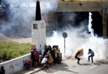 Represión quiso bloquear el “Trancazo”