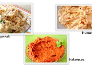 Las Tres Reinas del Medio Oriente: Babaghanush, Hummus y Muhammara