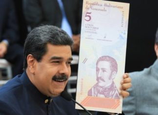 Venezuela le quita 3 ceros a su moneda, el bolívar, y reemplaza de nuevo sus billetes en medio de la hiperinflación