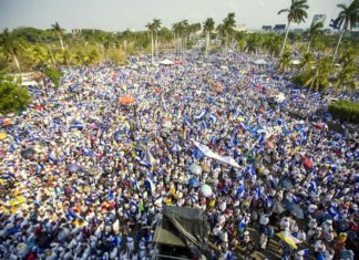 Masiva marcha en Nicaragua donde claman justicia por muertos en protestas