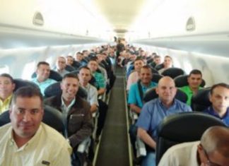 Envían a Cuba a 101 militares de la FANB en un vuelo especial
