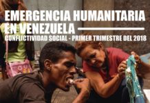 Conflictividad social en Venezuela en el primer trimestre de 2018