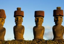 Isla de Pascua: resuelven el misterio de cómo se colocaron los sombreros en los gigantescos moai