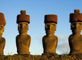Isla de Pascua: resuelven el misterio de cómo se colocaron los sombreros en los gigantescos moai