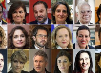 Todos los ministros del Gobierno de Pedro Sánchez