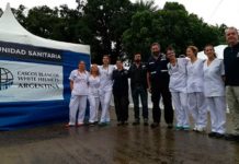 Cascos blancos argentinos llegan a Colombia para atender a migrantes venezolanos