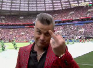 La polémica actuación de Robbie Williams en la apertura del Mundial de Rusia 2018
