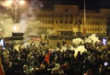 Protestas en Macedonia