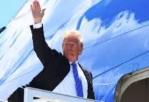Trump partió rumbo a Singapur para cumbre con Kim Jong-un