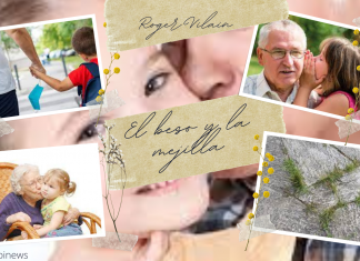 EL BESO Y LA MEJILLA por -Roger Vilain- @rvilain1 #Cultura