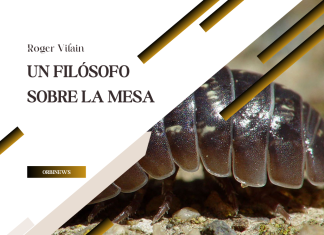 UN FILÓSOFO SOBRE LA MESA por -Roger Vilain- X: @rvilain1 #Cultura